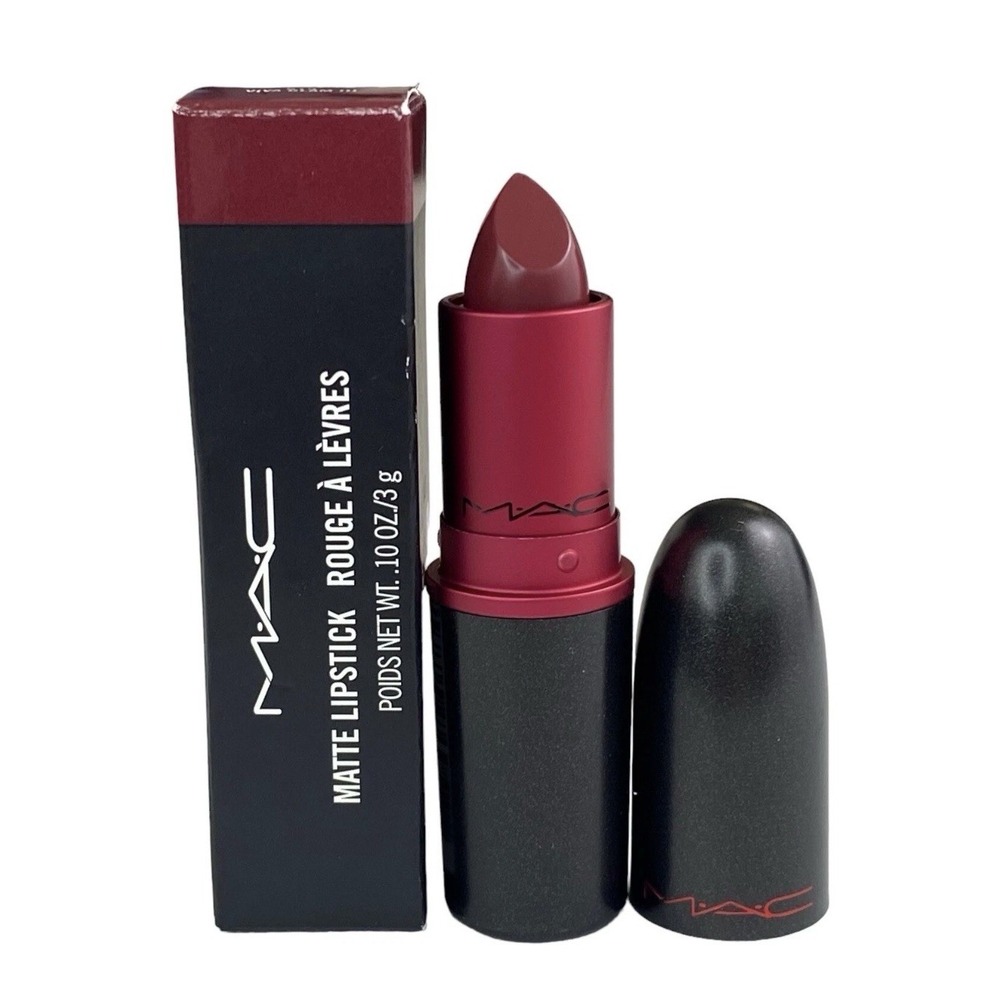 MAC Cosmetics Viva Glam III Matte Lipstick 619 Plum Brown Stick Lippie NIB
